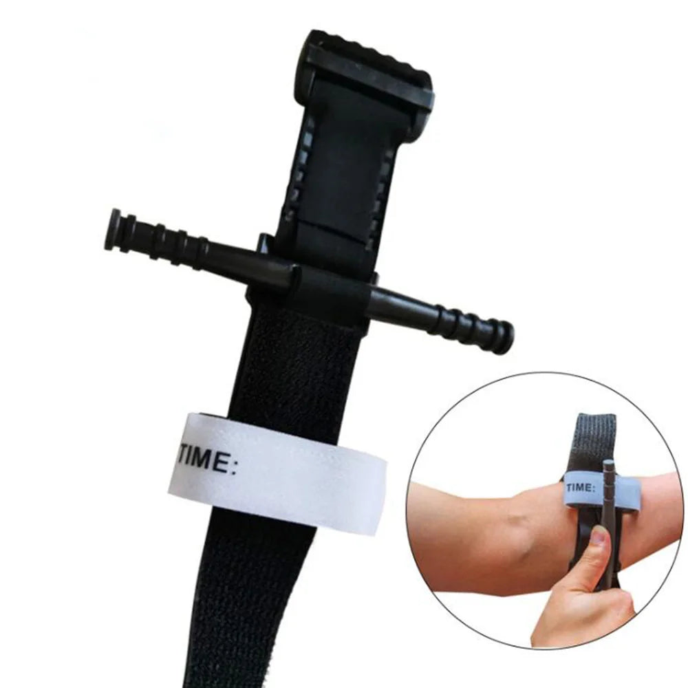 1PC Emergency Tourniquet Outdoor Portable First Aid Quick Slow Release Buckle Survival Tool Military Supplies Tactical Equipment