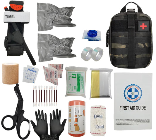 First Aid Kit Survival Complete Molle Outdoor Equipment First Aid Kit Trauma Kit Camping Hiking IFAK Adventure